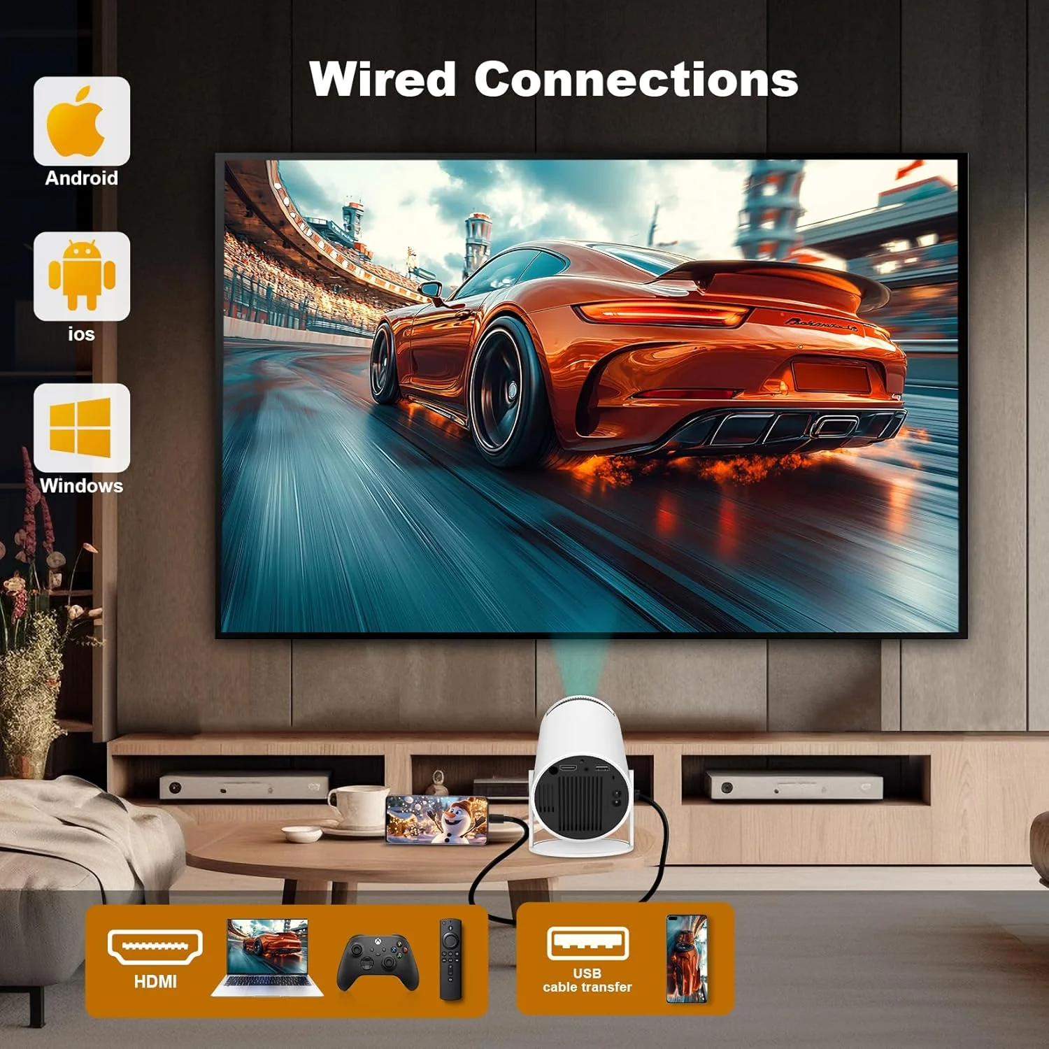 Projector HY300 PRO 3